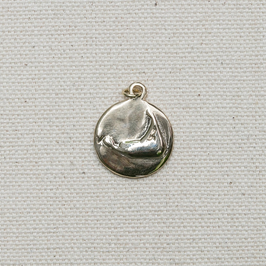 Nantucket Raised Map Charm/Pendant
