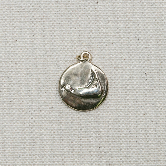 Nantucket Raised Map Charm/Pendant