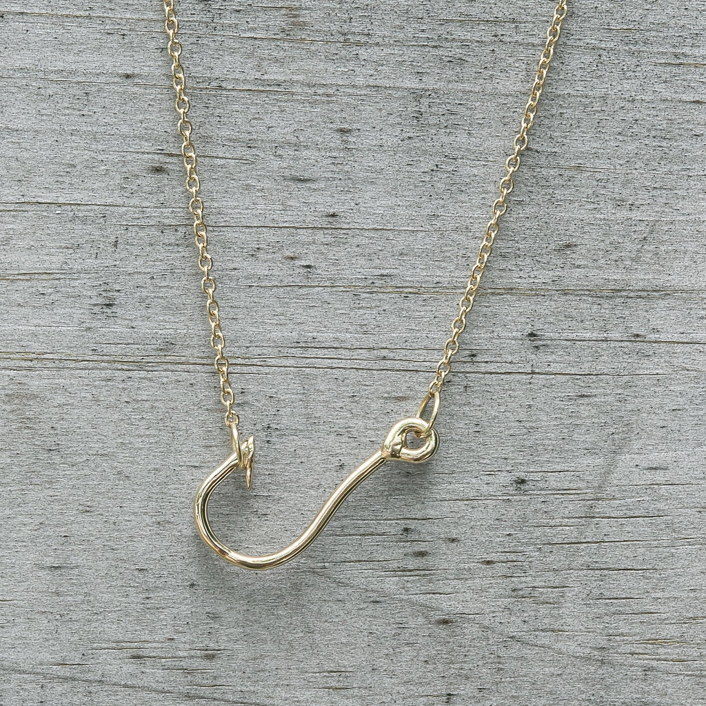 Fish Hook Necklace | Jewel In the Sea | Nantucket, MA Fish Hook Necklace | Jewel In the Sea | Nantucket, MA