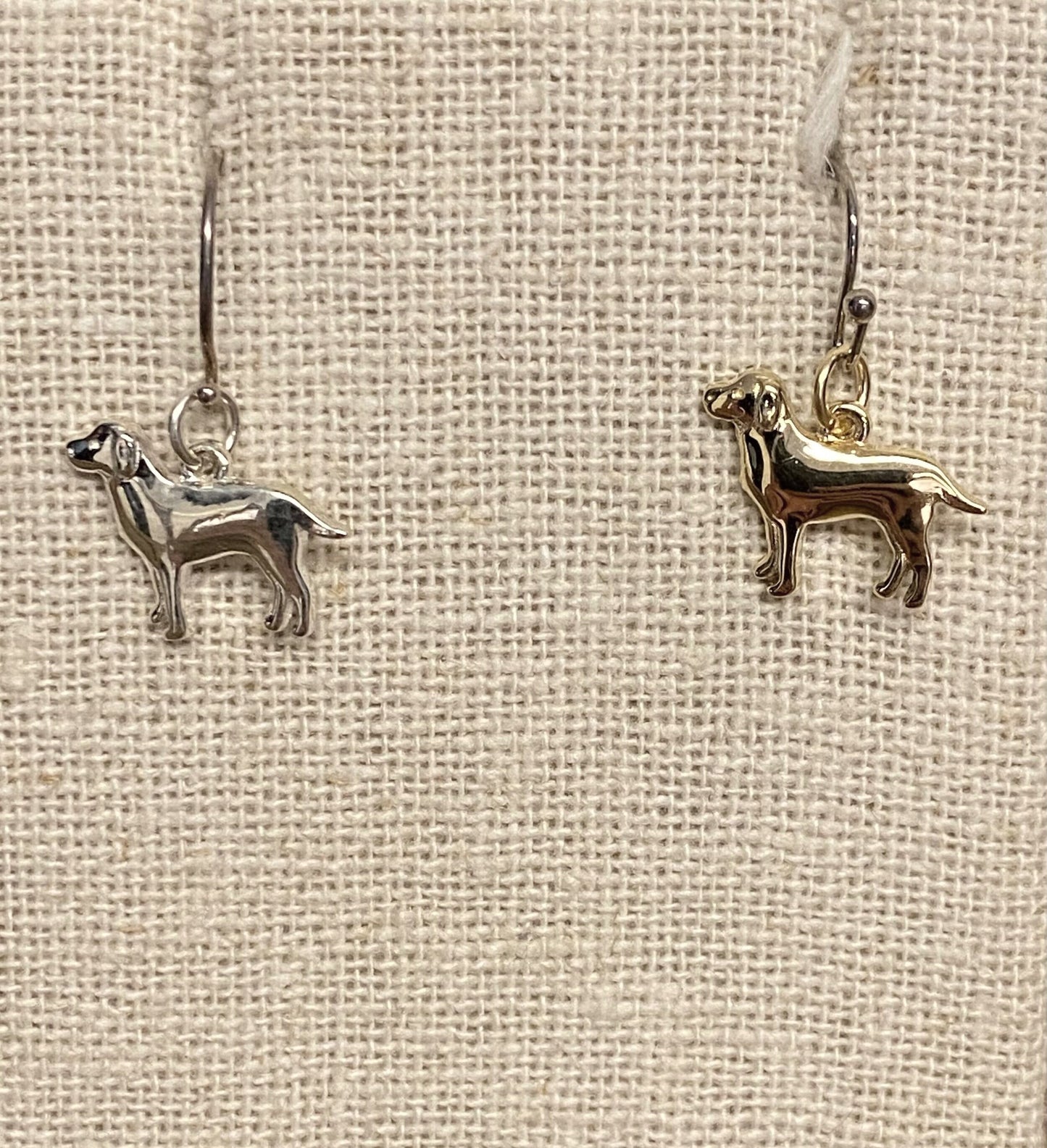 14K Yellow Gold and Sterling Silver Labrador Retriever "Buddy" Charm/Pendant handmade by Jewel in the Sea Nantucket