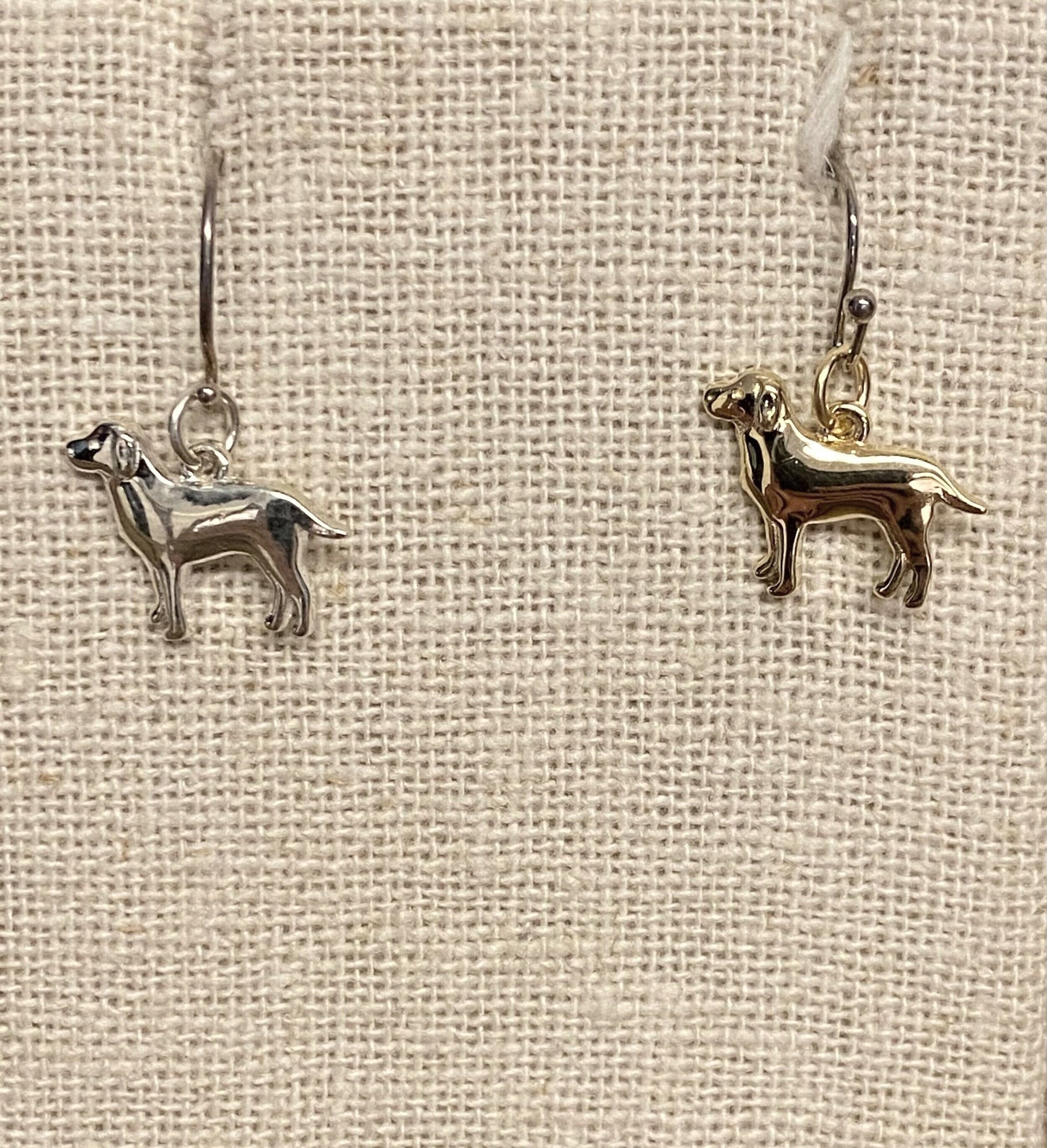14K Yellow Gold and Sterling Silver Labrador Retriever "Buddy" Charm/Pendant handmade by Jewel in the Sea Nantucket