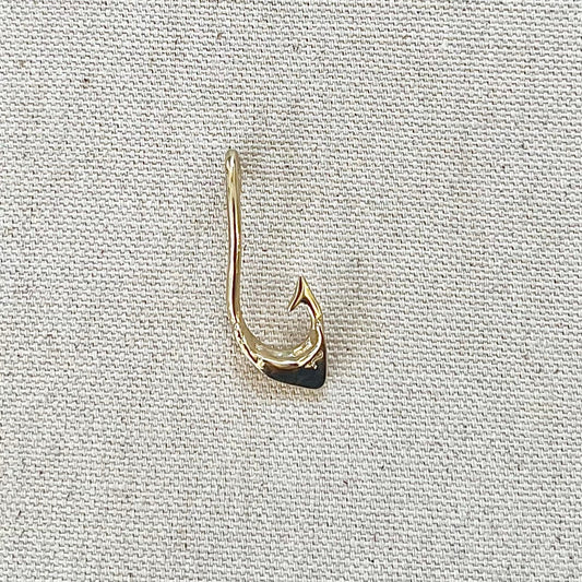 Nantucket Island Shaped Hook Charm/Pendant