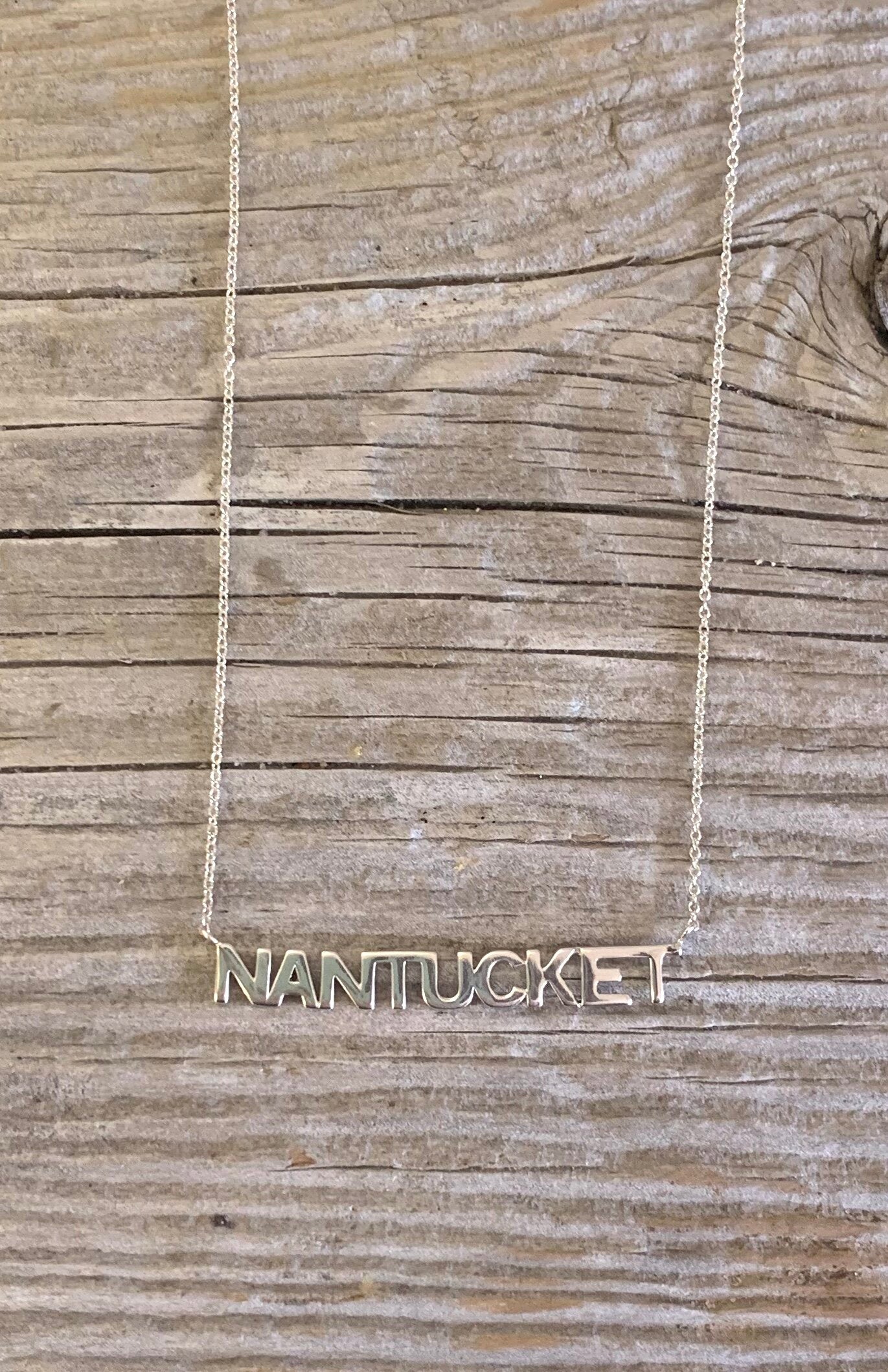 Sterling Silver "Nantucket" Necklace handmade by Jewel in the Sea Nantucket