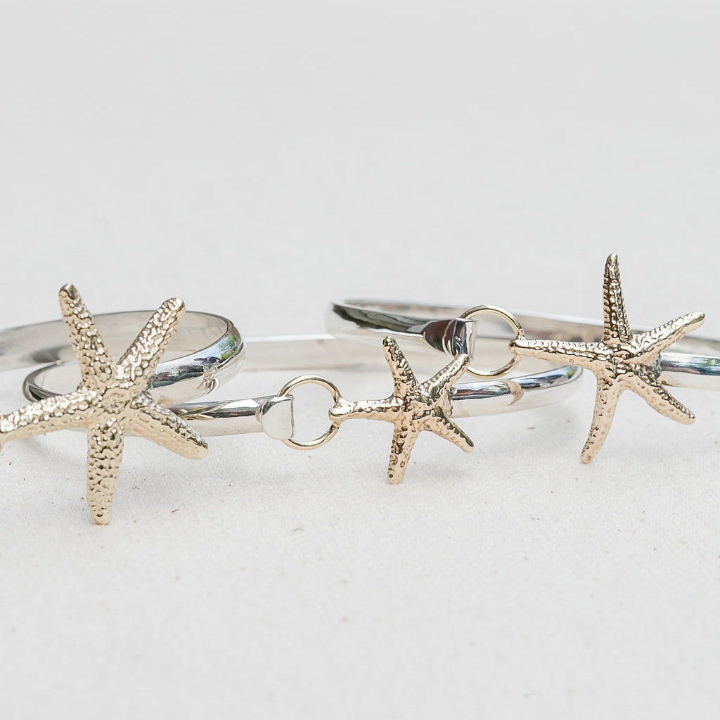 Starfish Bangle Handmade by Jewel in the Sea