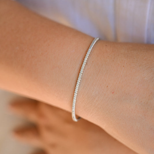 14KWG Dia Flexible Bracelet