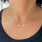Fantasy Cut Lab Diamond "ACK" Necklace