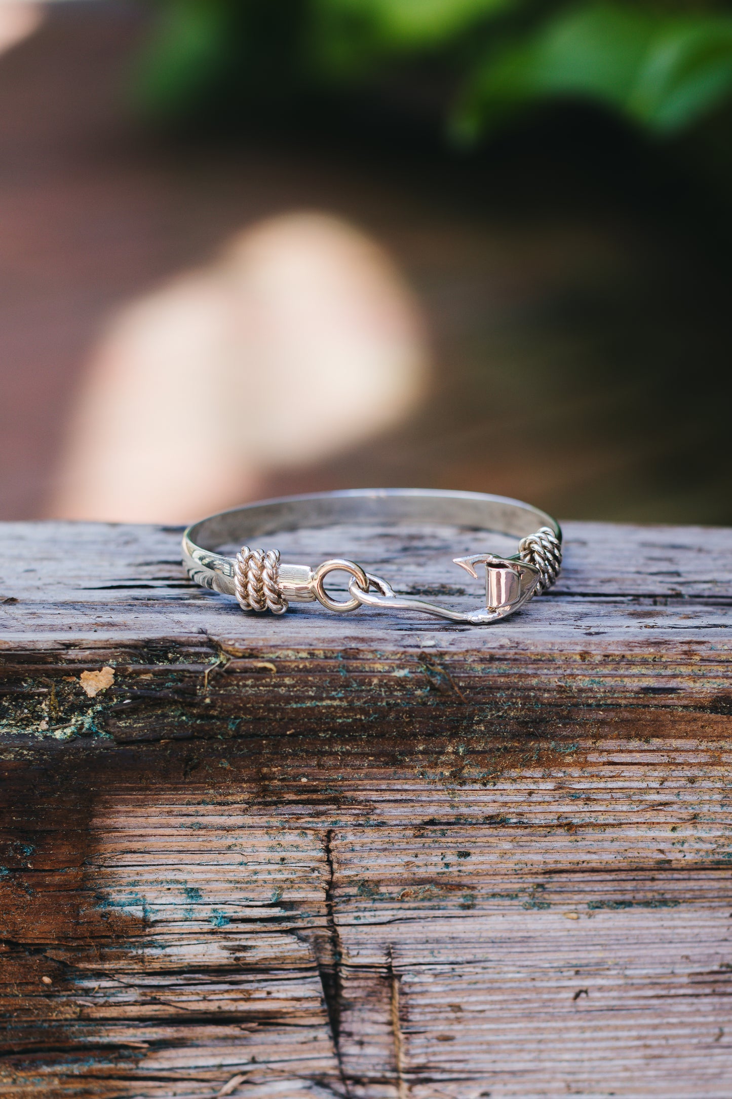 Nantucket Hook Bangle - Sterling Silver