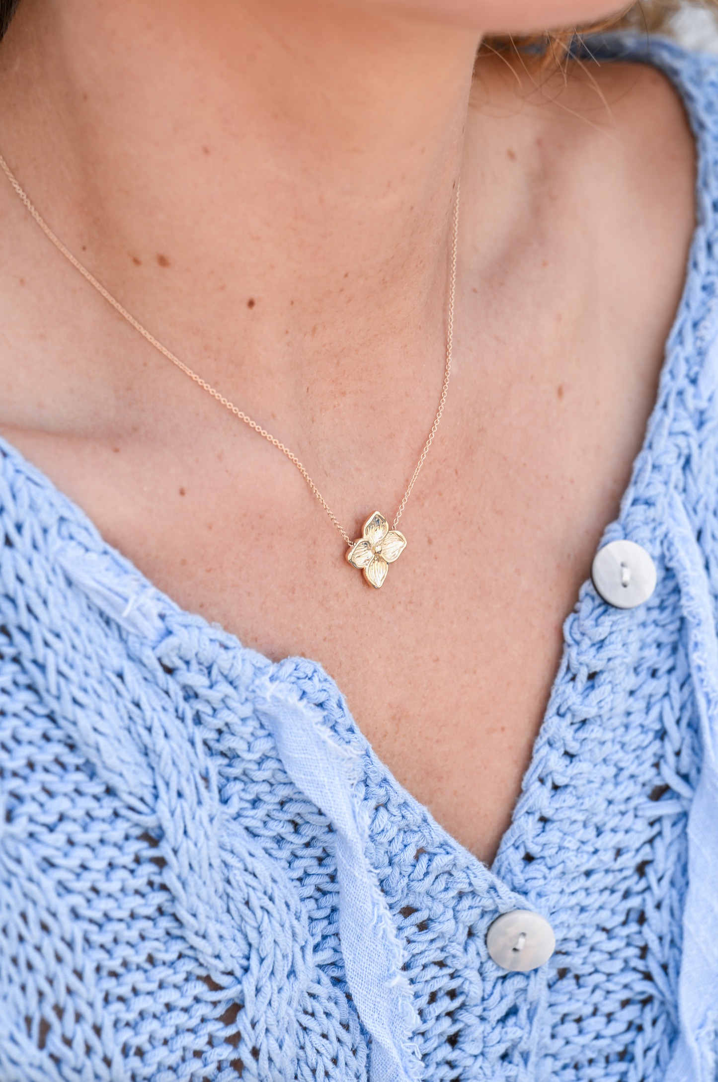 Hydrangea Necklace