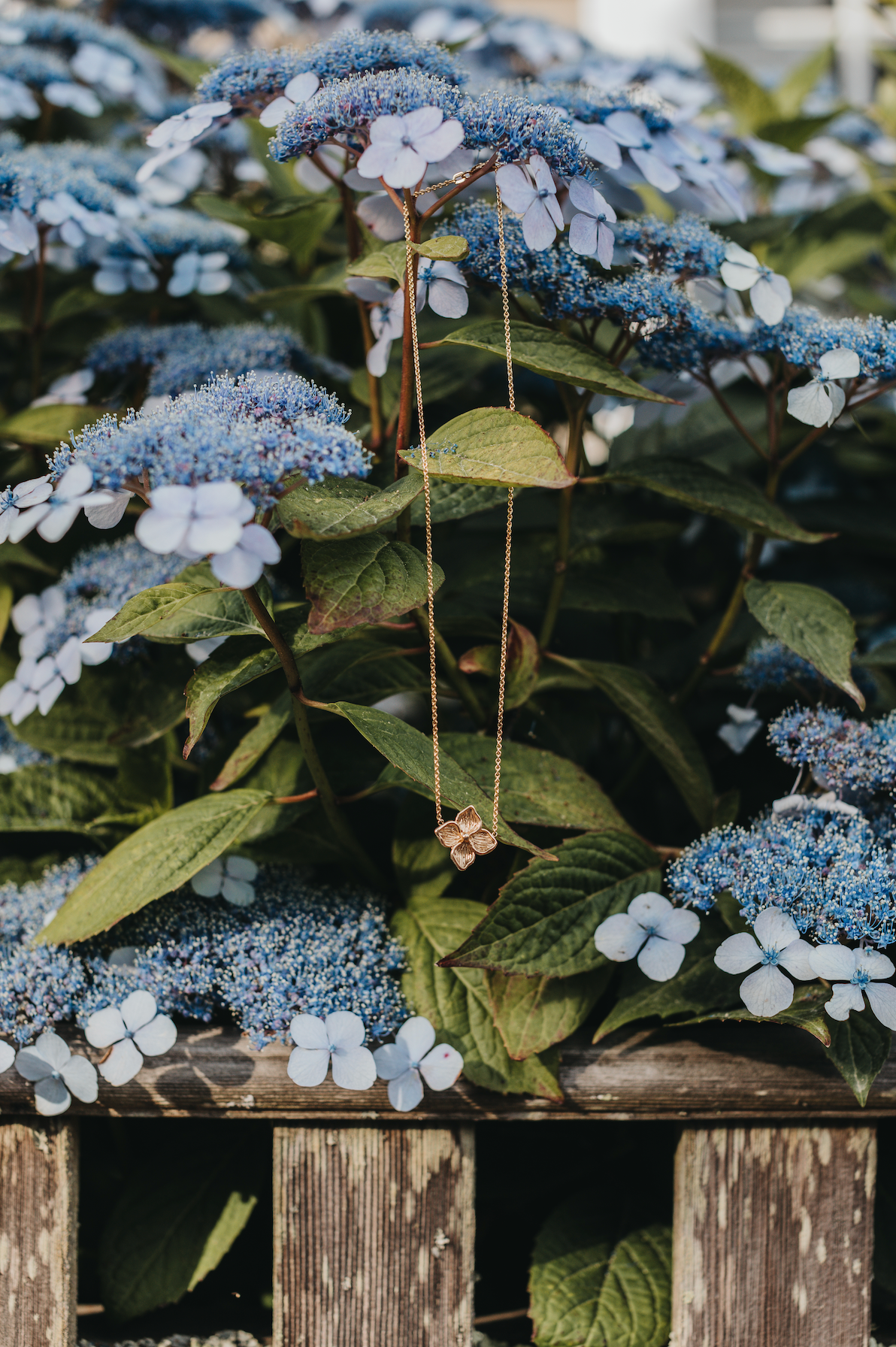 Hydrangea Necklace