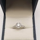  14K White Gold Classic Round Cut Diamond Ring by Jewel In The Sea Nantucket