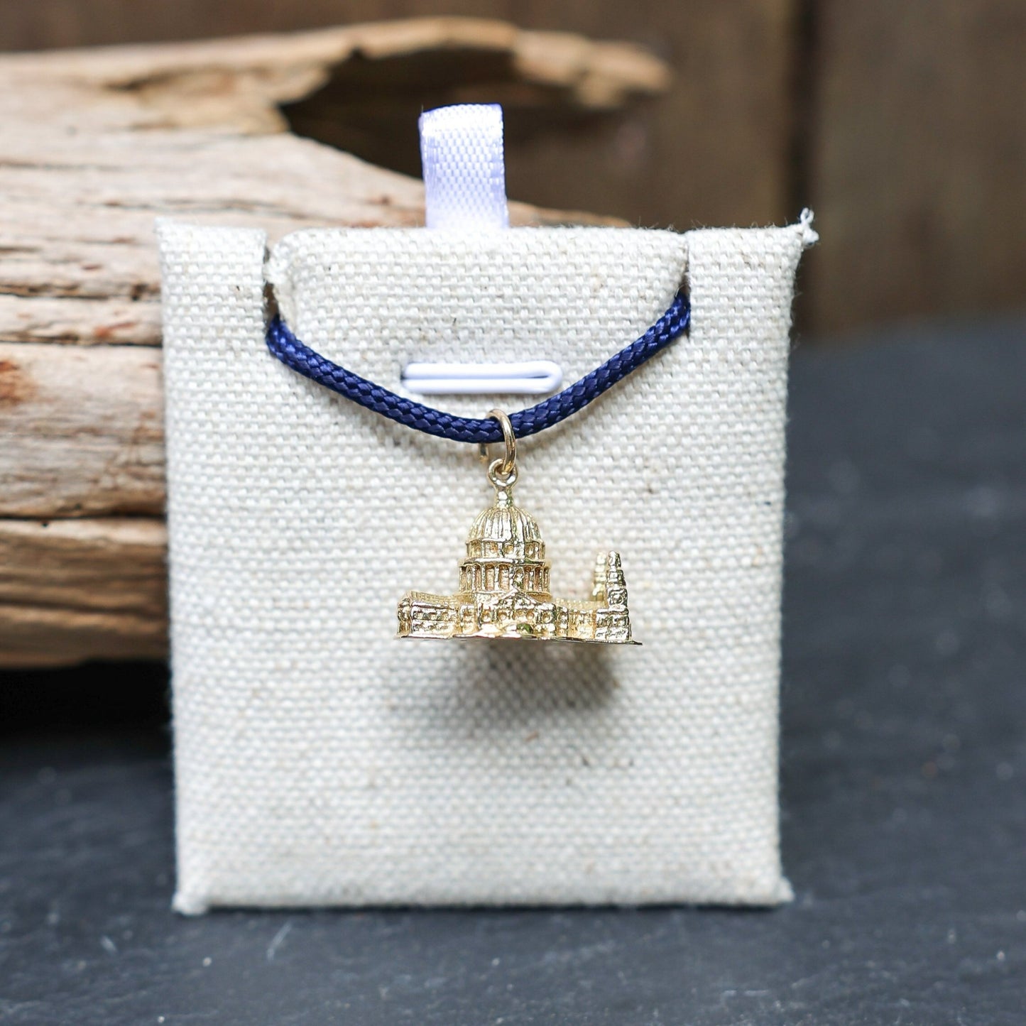 14K Yellow Gold Vintage St. Paul's Cathedral Charm by Jewel in the Sea Nantucket