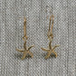 14K Yellow Gold Starfish Earrings handmade by Jewel in the Sea Nantucket