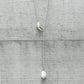 Sterling Silver Crab Claw and Pearl Necklace handmade by Jewel in the Sea Nantucket