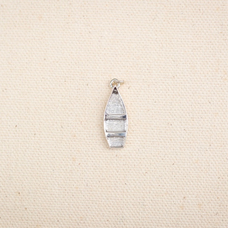 Sterling Silver Dory Boat Charm/Pendant handmade by Jewel in the Sea Nantucket