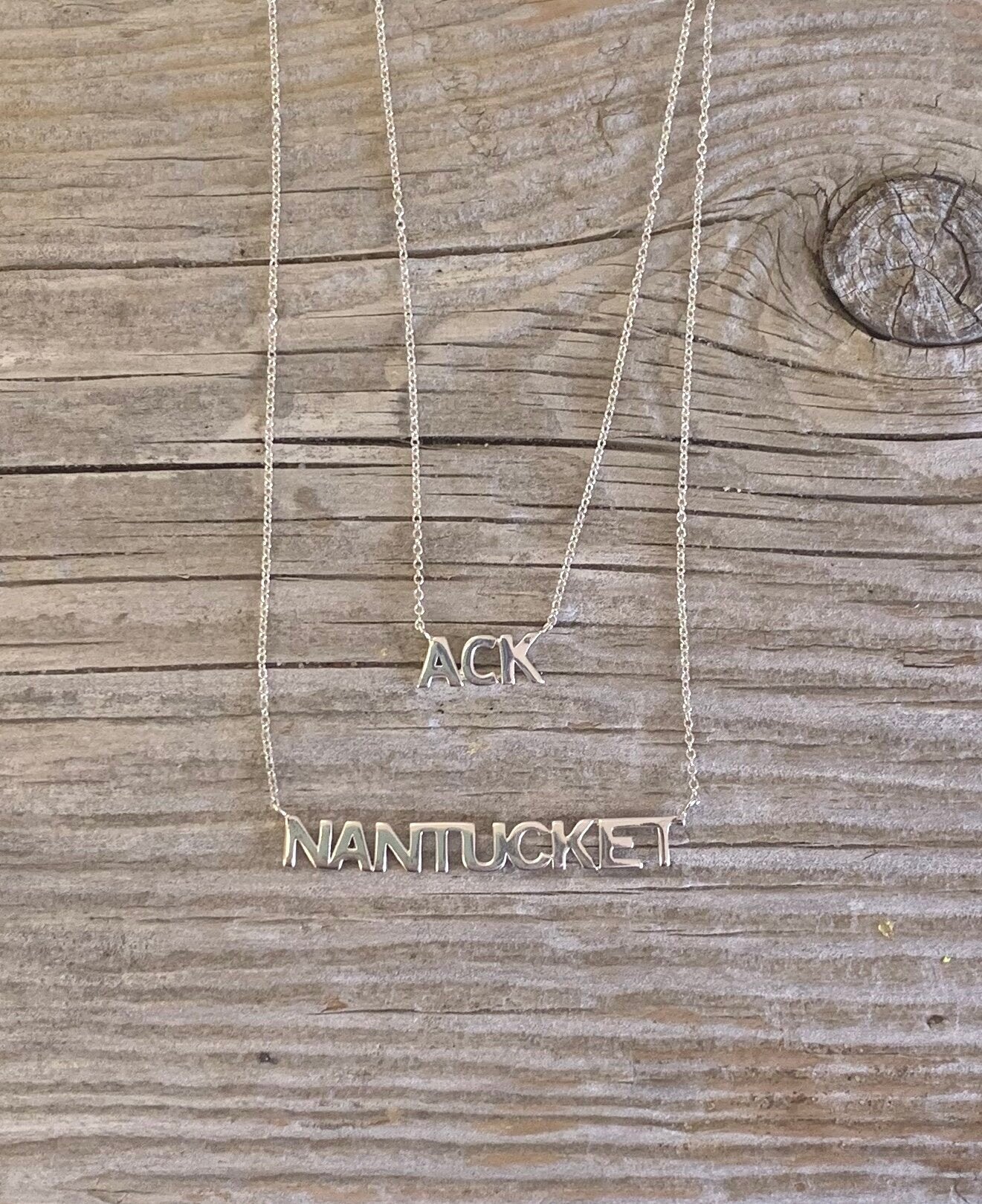 Sterling Silver "Nantucket" Necklace handmade by Jewel in the Sea Nantucket