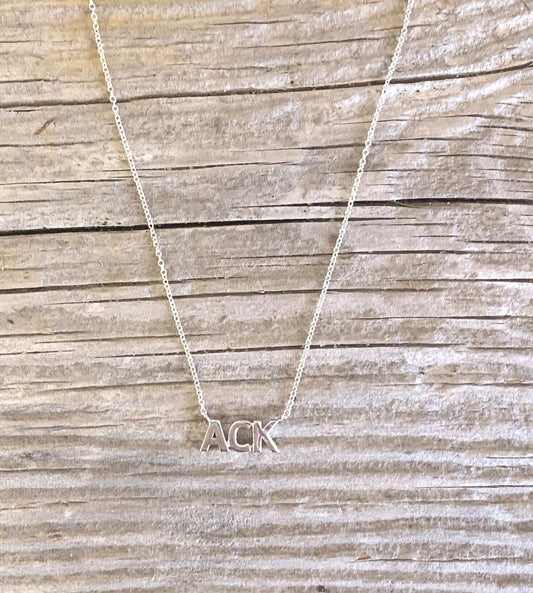 "ACK" Cable Chain Necklace
