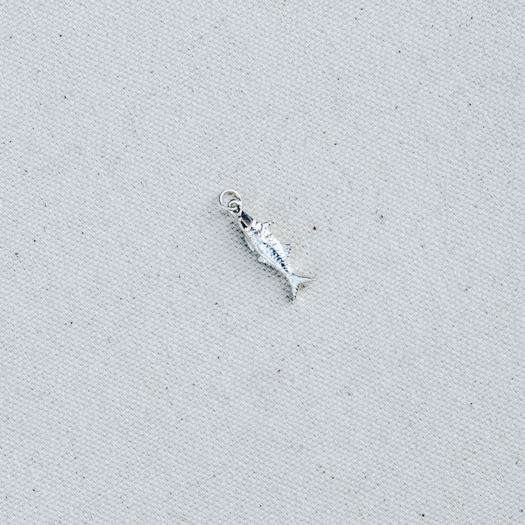 Sterling Silver Bluefish Charm/Pendant handmade by Jewel in the Sea Nantucket