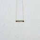 "Nantucket" Engraved Bar Necklace handmade by Jewel in the Sea Nantucket