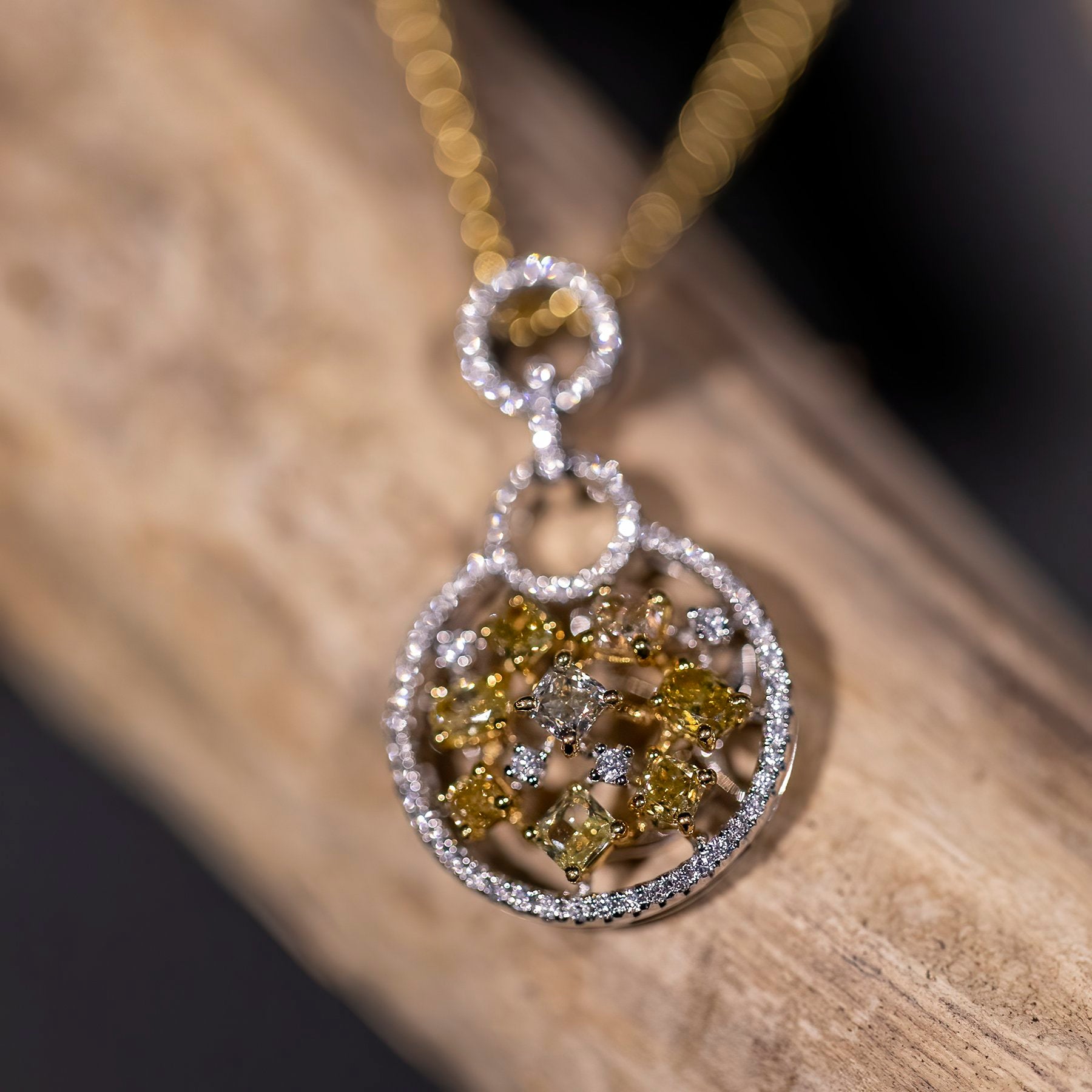 Classic Mother of Pearl Uncut Diamond Necklace – KAJ Fine Jewellery