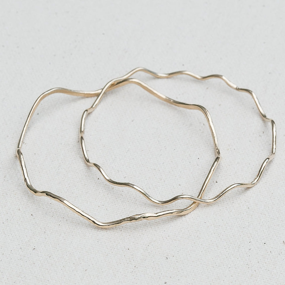 Wave Stacking Bangle | Jewel In the Sea | Nantucket, MA